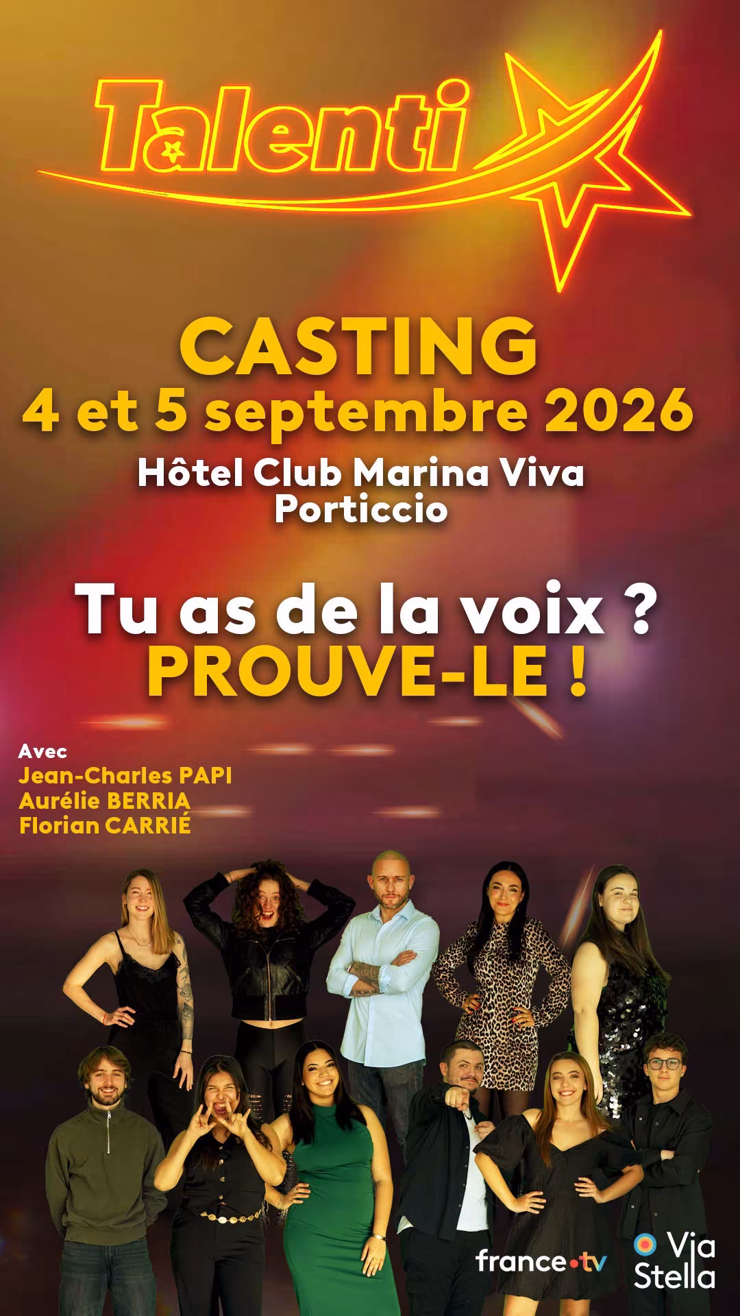 Affiche de Casting Talenti