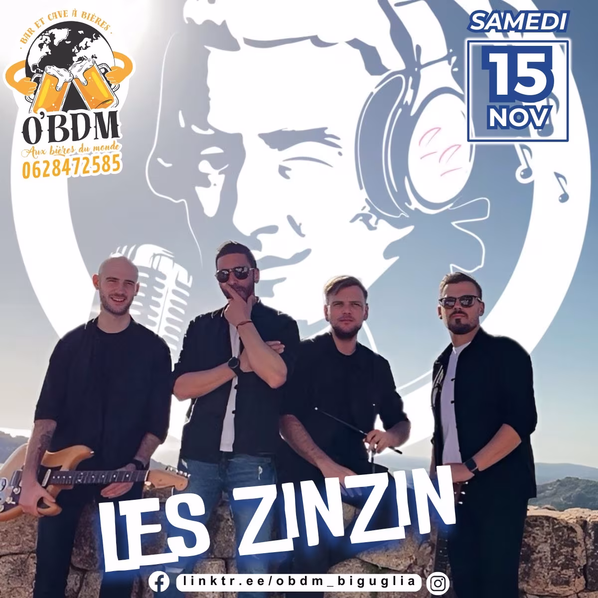 Affiche de Concert Les ZINZIN O'bdm!