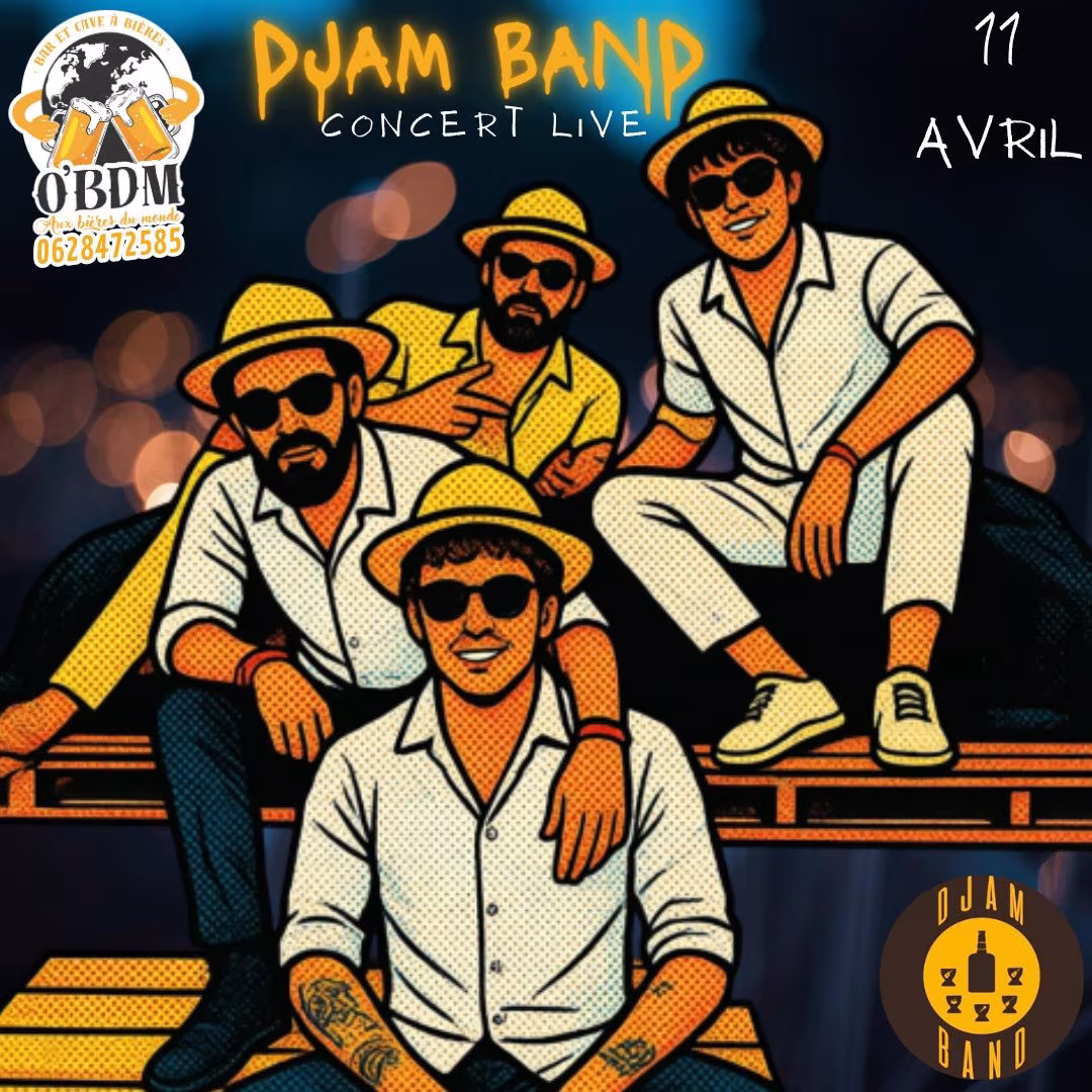 Affiche de Concert live DjamBand!