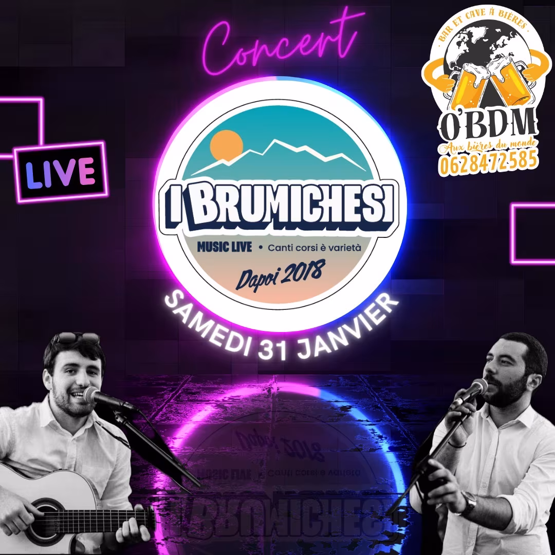 Affiche de 𝕊𝕒𝕞𝕖𝕕𝕚 𝟛𝟙 𝕁𝕒𝕟𝕧𝕚𝕖𝕣 Concert Live I Brumichesi O'bdm