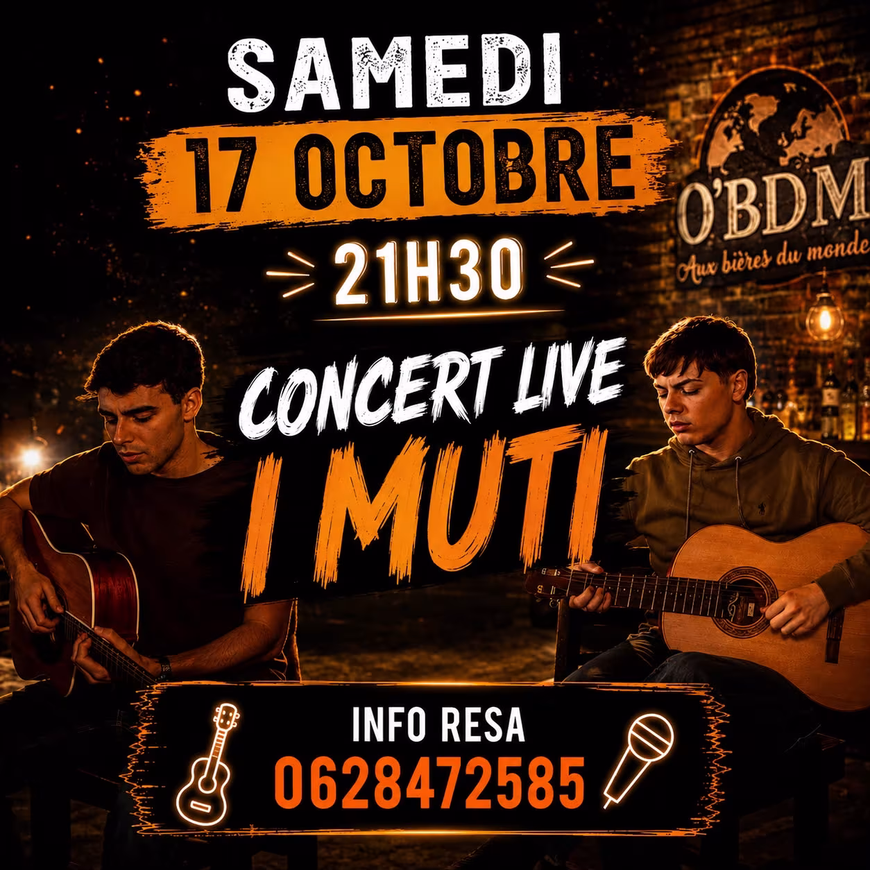 Affiche de CONCERT LIVE I MUTI