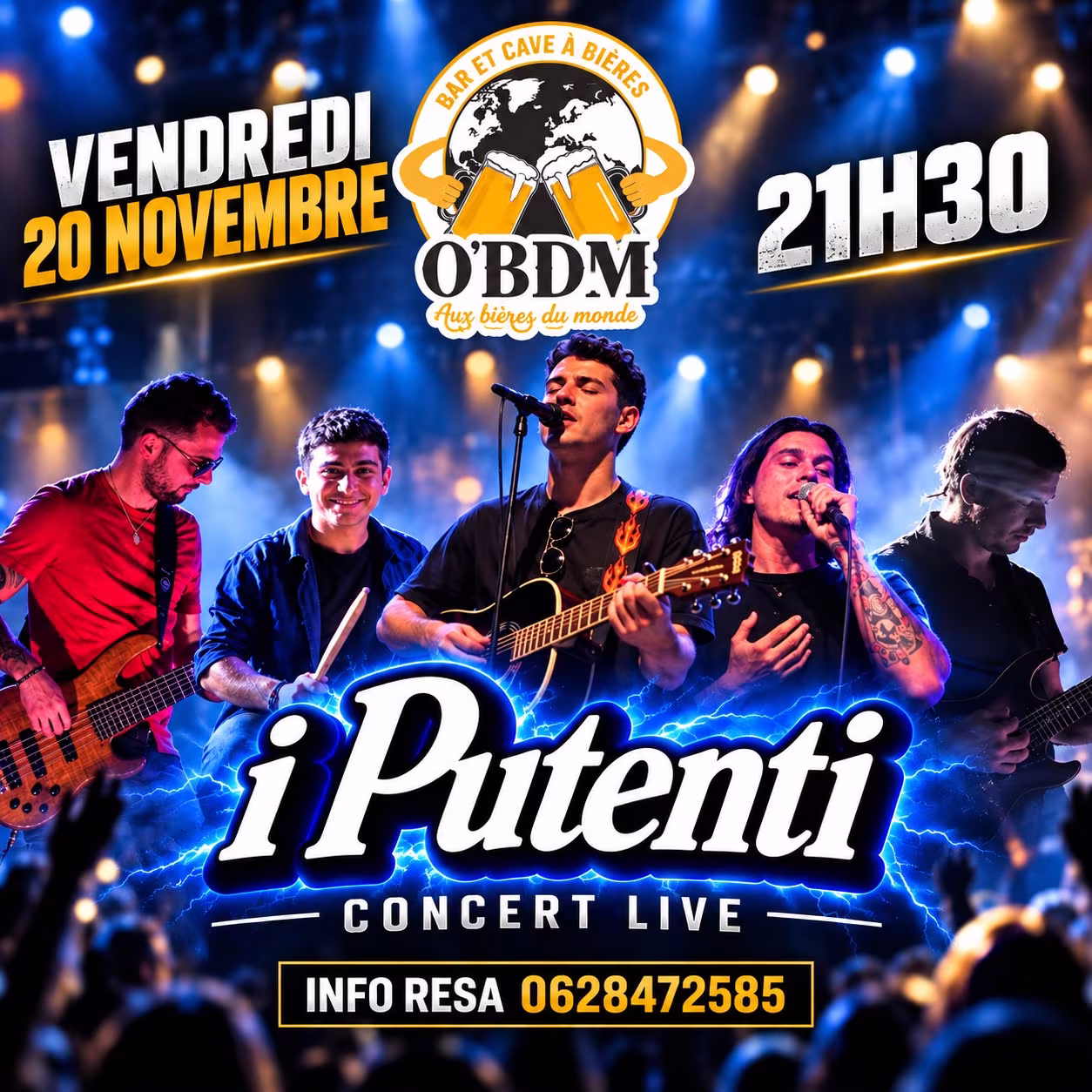 Affiche de CONCERT LIVE I PUTENTI