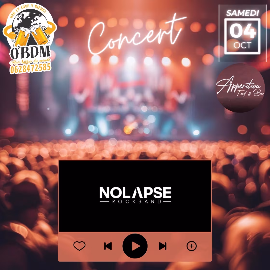 Affiche de Concert Nolaps O'bdm!