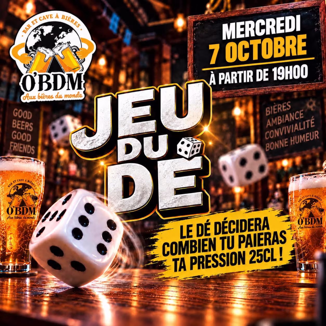 Affiche de JEU DU DÉ
