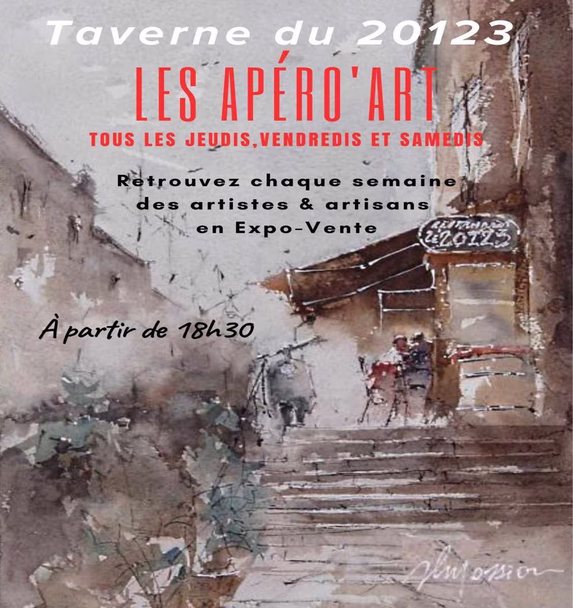 Affiche de La Taverne du 20123