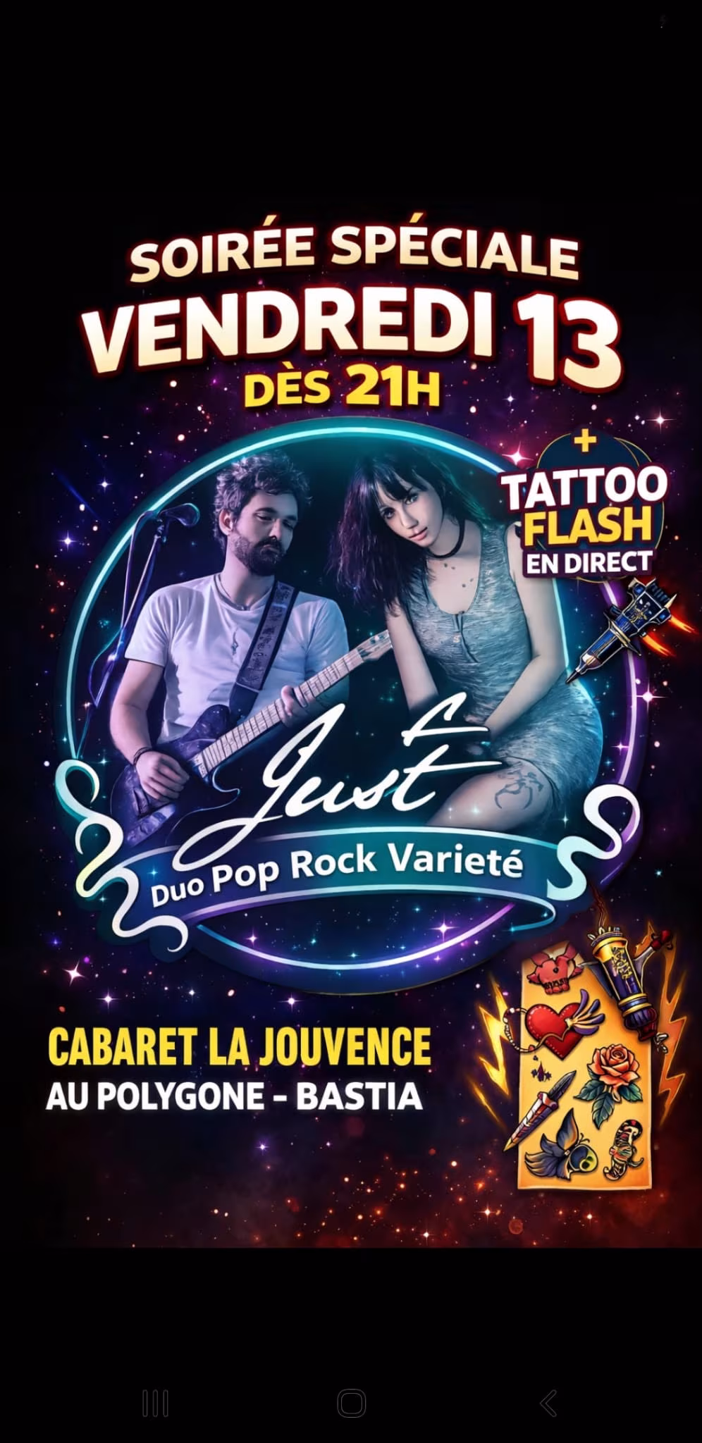 Affiche de Le Cabaret la Jouvence reçoit Just