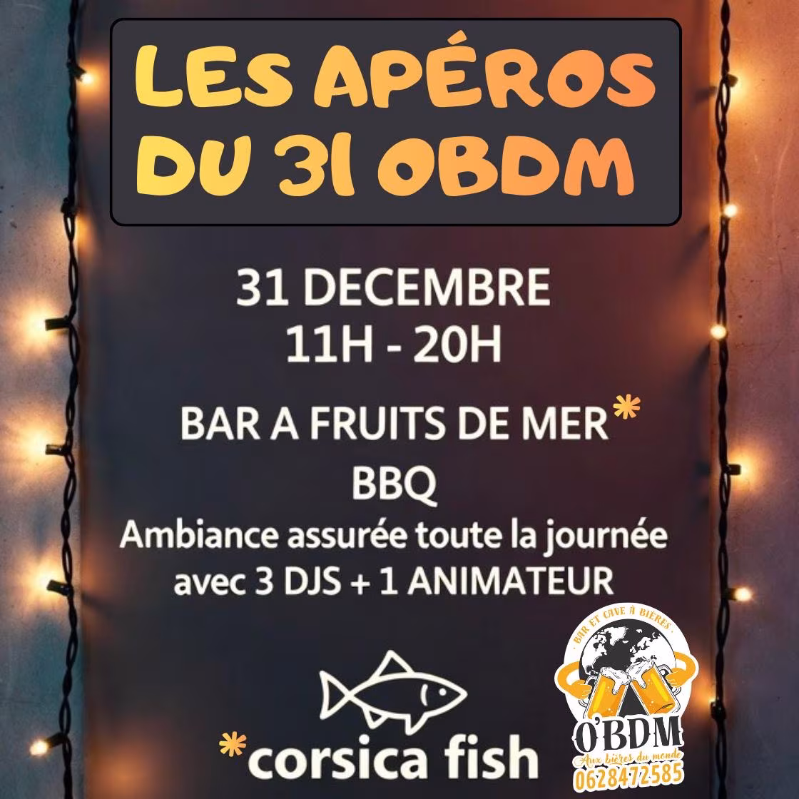 Affiche de Les apéros du 31 O’bdm!