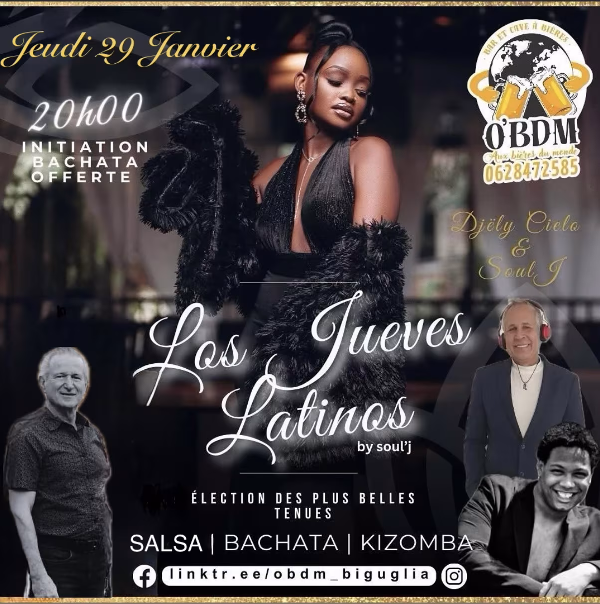 Affiche de 𝕁𝕖𝕦𝕕𝕚 𝟚𝟡 𝕁𝕒𝕟𝕧𝕚𝕖𝕣 LOS JUEVES LATINO by Soul’J O'bdm!