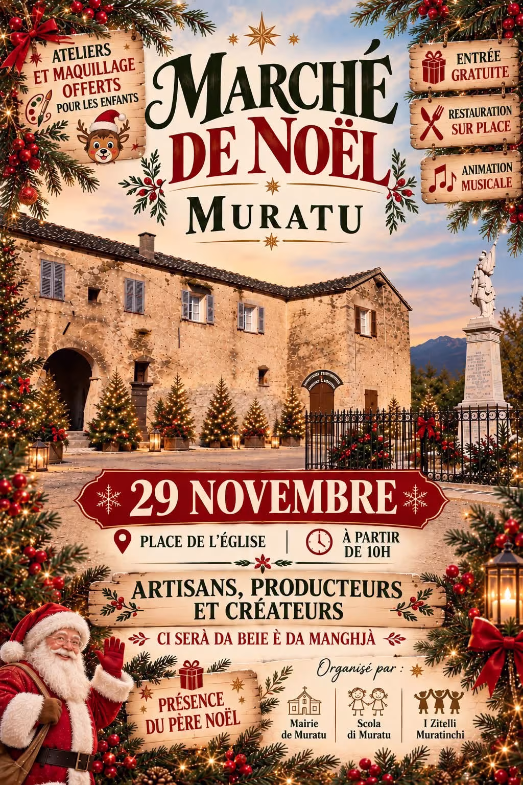 Affiche de Marché de Noël Muratu