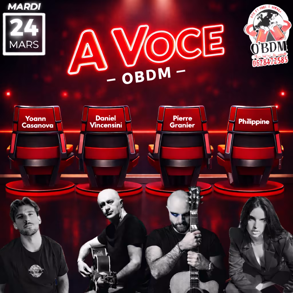 Affiche de Mardi 24 Mars A Voce O'bdm!
