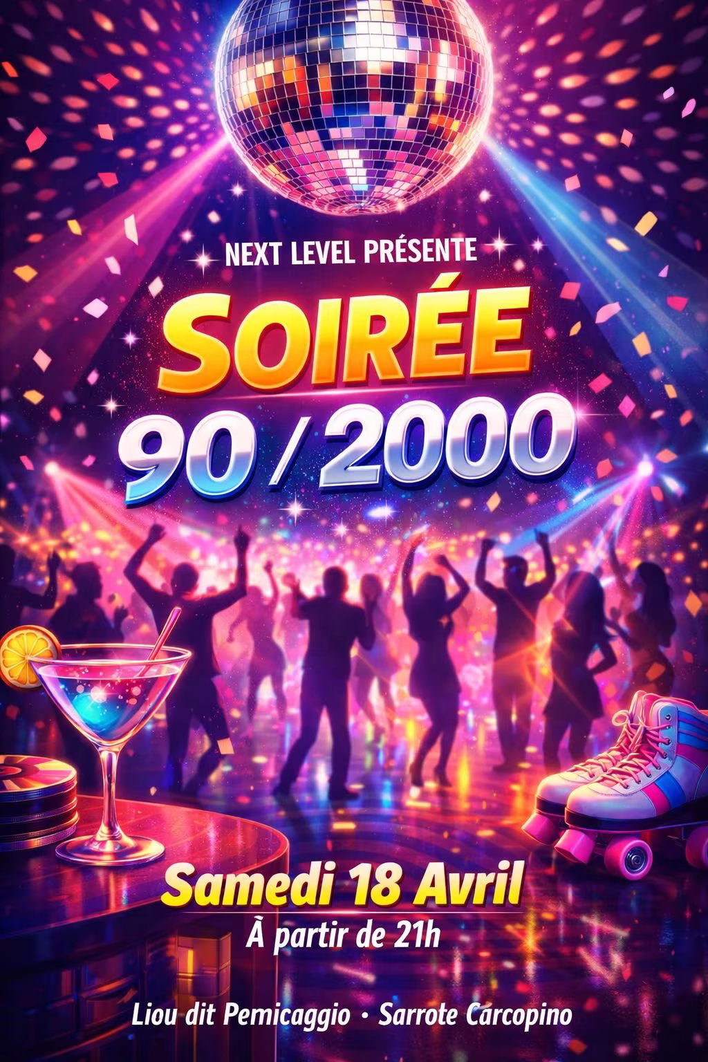 Affiche de NEXT LEVEL SOIRÉE 90 / 2000
