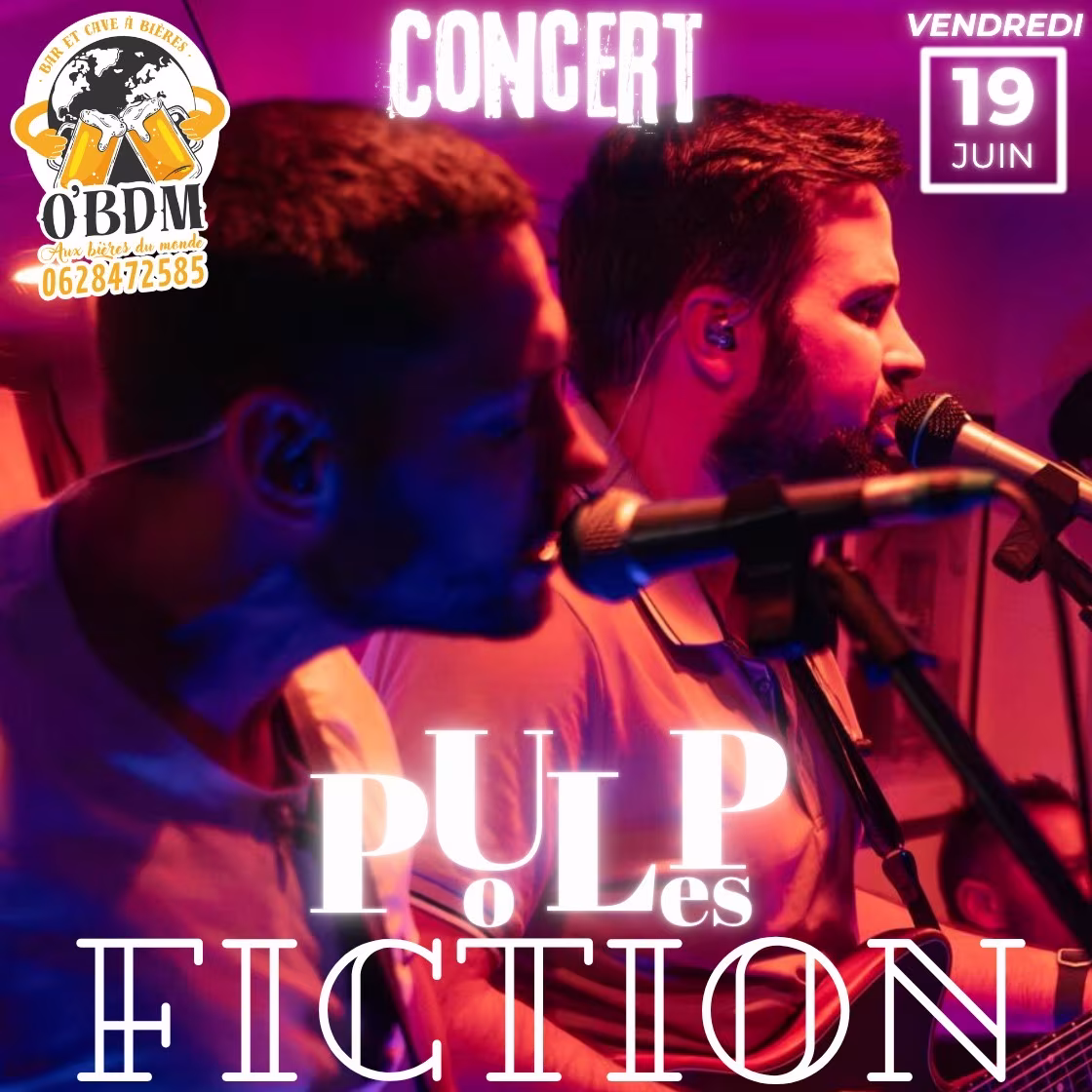 Affiche de O’BDM - Concert Poulpes Fiction