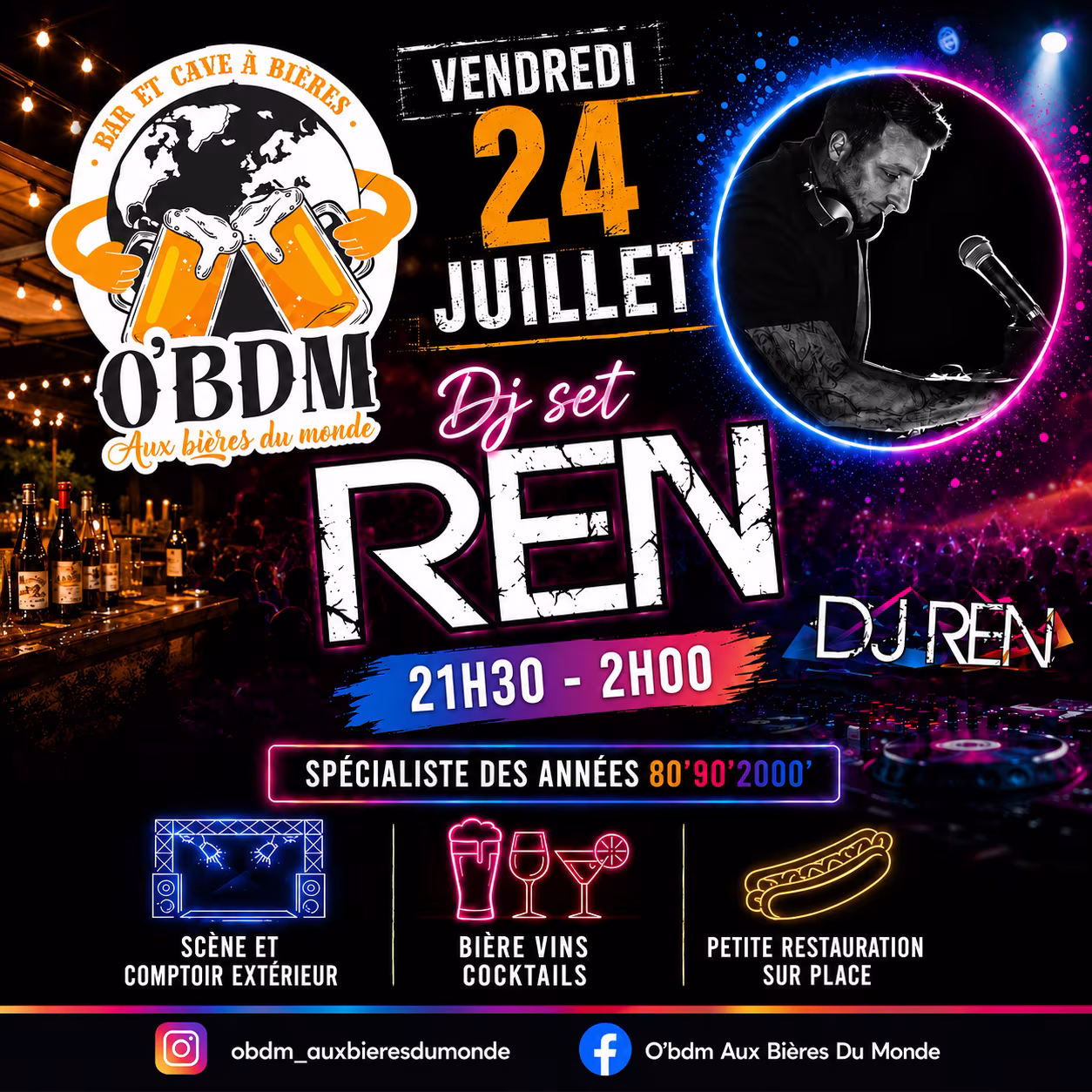 Affiche de O’BDM - Dj Ren2b