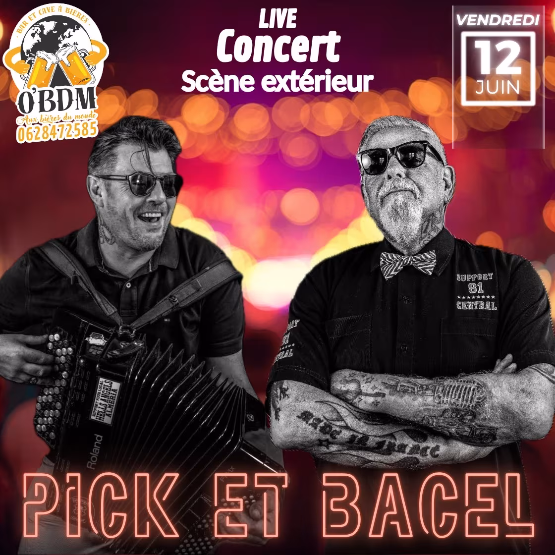Affiche de O’bdm - Live Pick &amp; Bacel