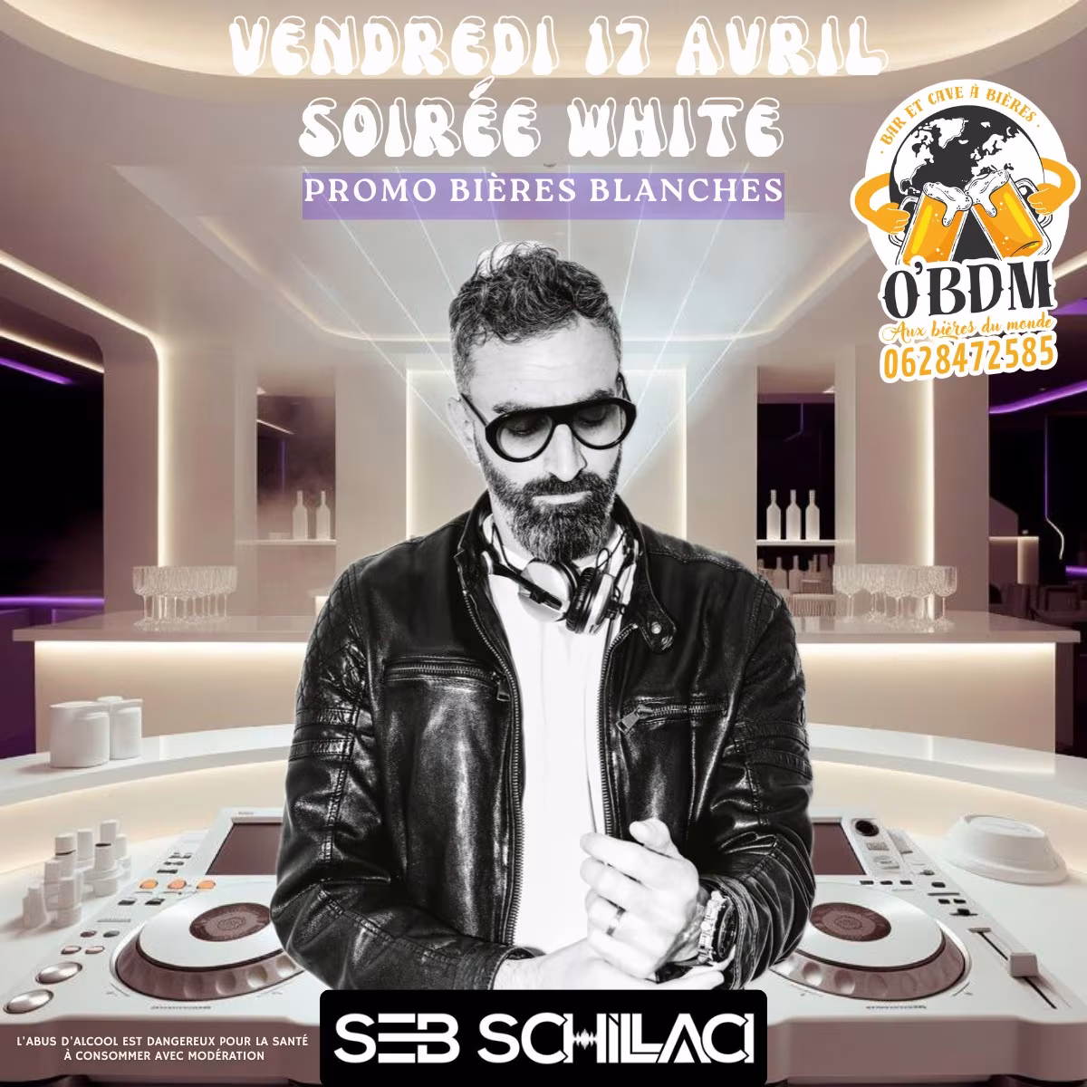 Affiche de Soirée Blanche
