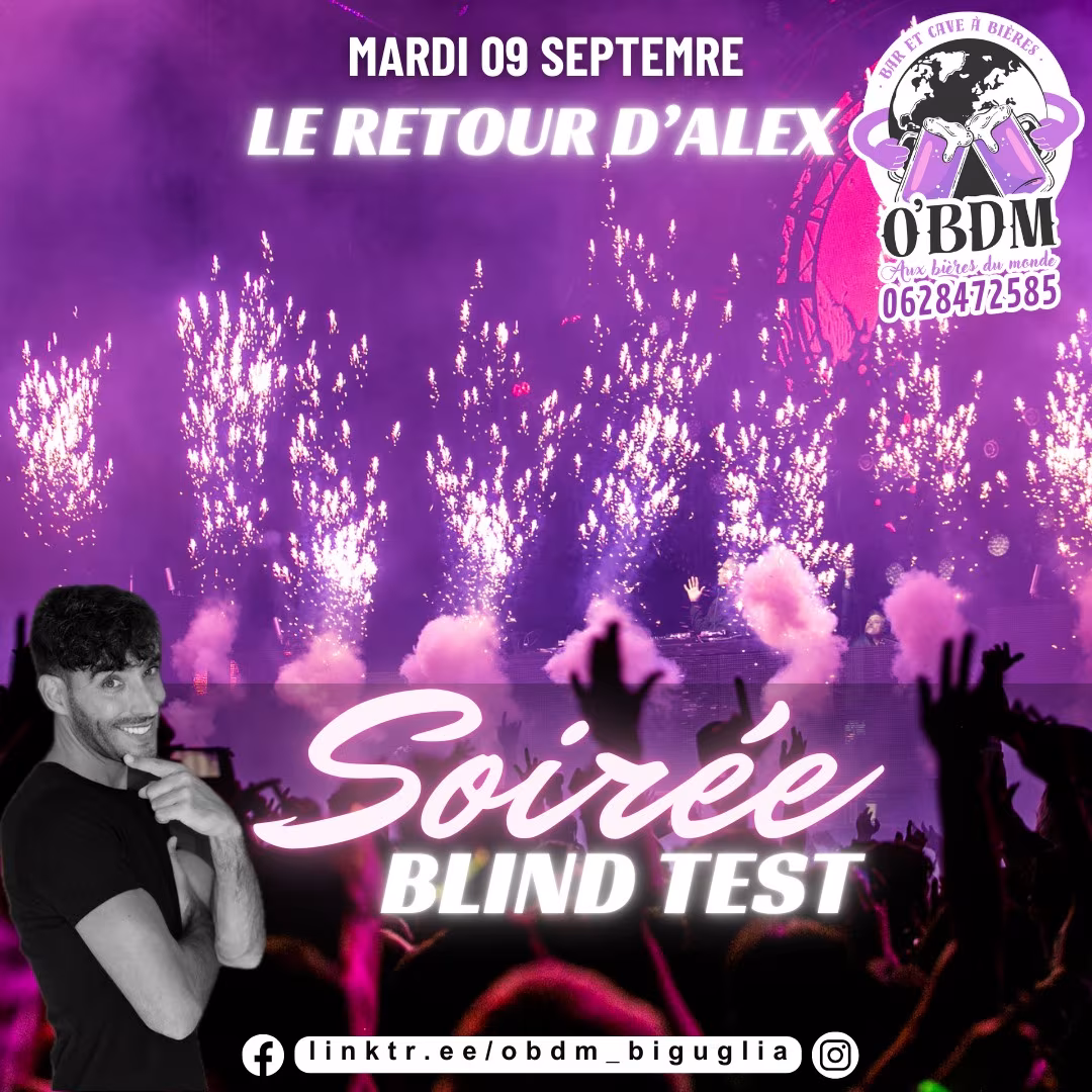 Affiche de Soirée BlindTest