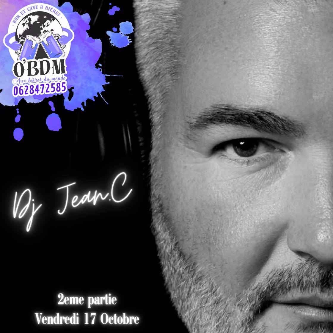 Affiche de Soirée DJ Jean.C au O'bdm - Biguglia
