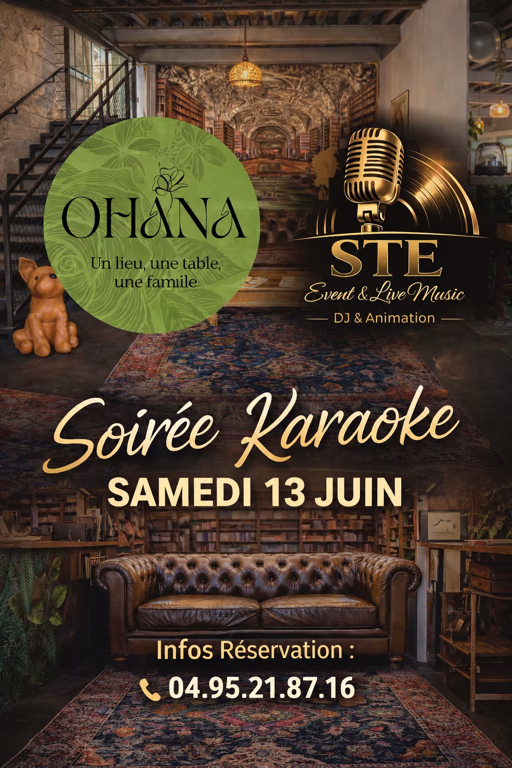 Affiche de Soirée Karaoke