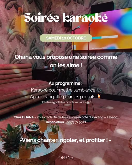 Affiche de Soirée karaoké