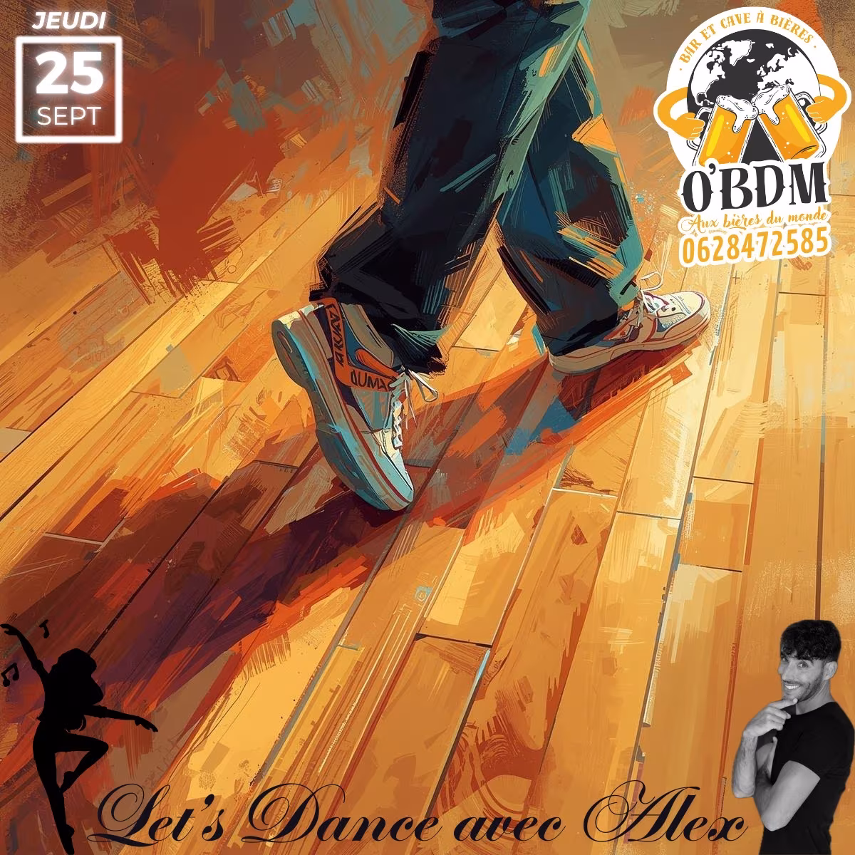 Affiche de Soirée Let's Dance O'bdm