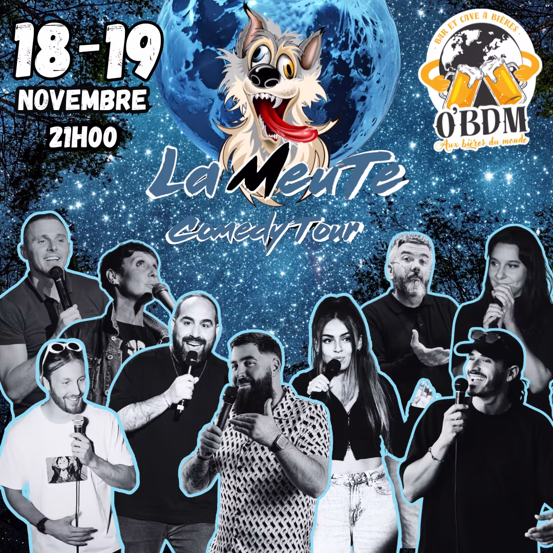 Affiche de Soirée Stand Up O'bdm Comedy Club!