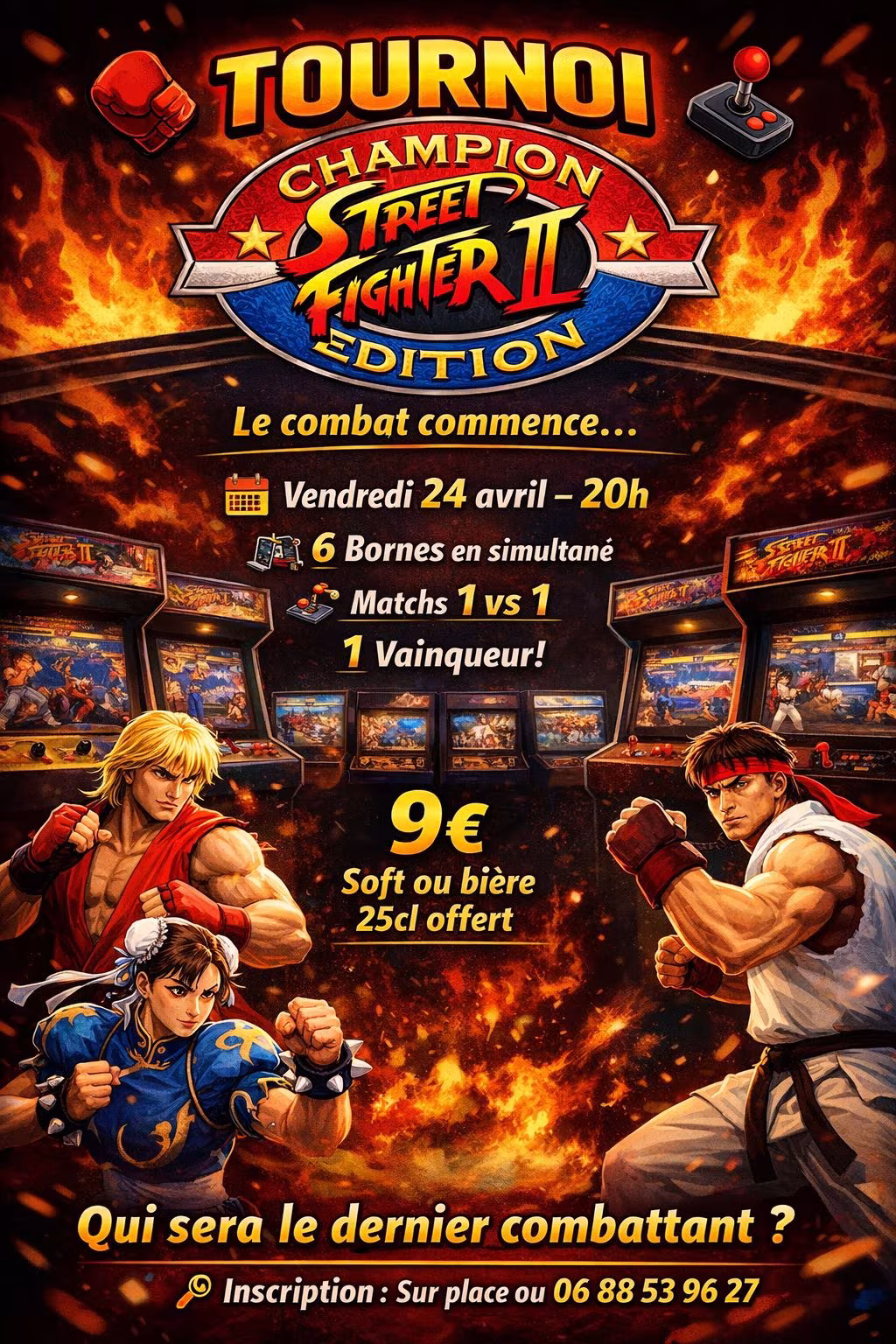 Affiche de TOURNOI STREET FIGHTER