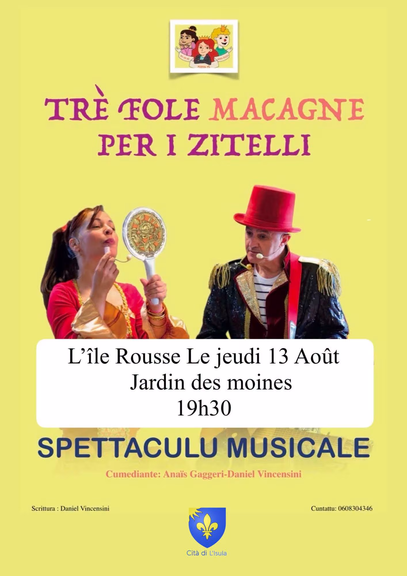 Affiche de Trè Fole Macagne Per I Zitelli