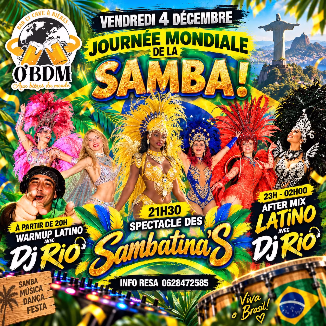 Affiche de JOURNÉE MONDIALE DE LA SAMBA