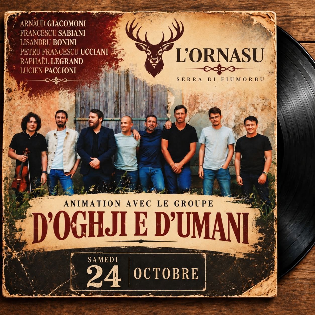 Affiche de D’Oghji e D’Umani à L’Ornasu